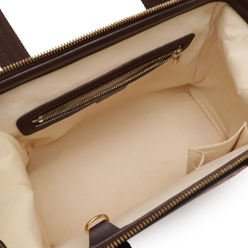 Louis Vuitton Monogram Mini Josephine PM Handbag Boston Canvas Leather — view 9