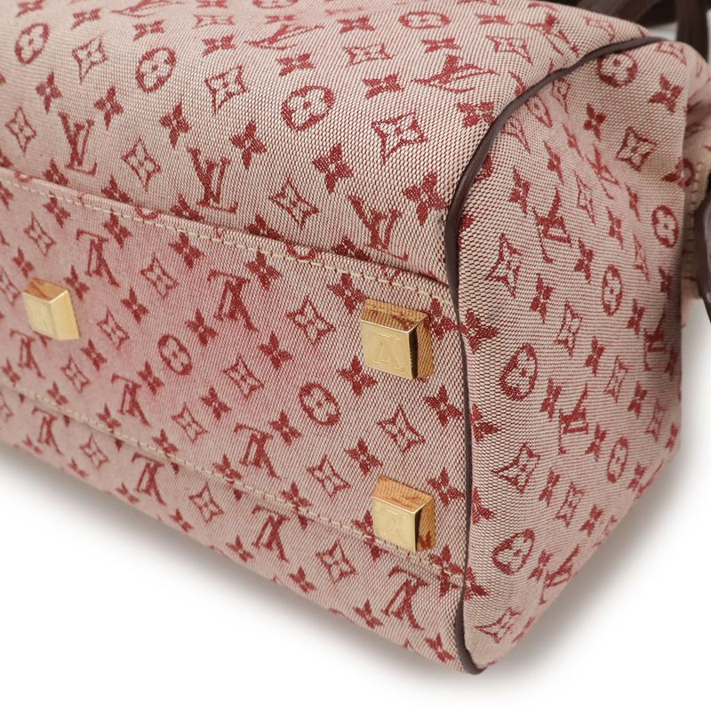 Louis Vuitton Monogram Mini Josephine PM Handbag Boston Canvas Leather — view 4