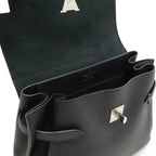 Louis Vuitton Lock Me Ever MM Handbag 2-Way Shoulder Bag Leather Noir Black — view 5