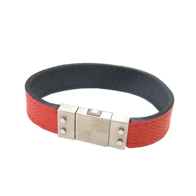 Louis Vuitton Reversible Damier Infini Black Red Bracelet 1228 — view 9