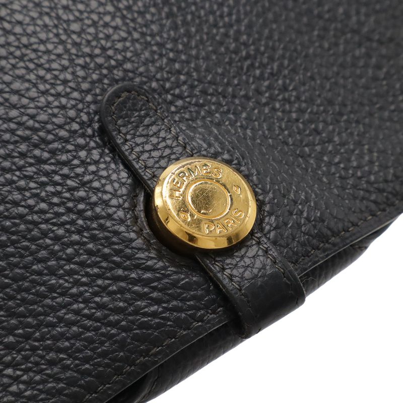 Hermes Dogon MM Bifold Long Wallet Togo Leather — view 4