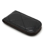 Chanel Quilted Coco Mark Money Clip Billfold Bill Lambskin Leather Black — view 2