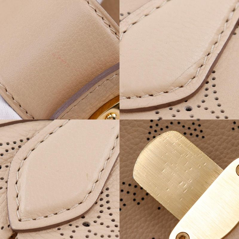 Louis Vuitton Sealth PM Monogram Mahina Opal Beige Ar1101 Handbag — view 9