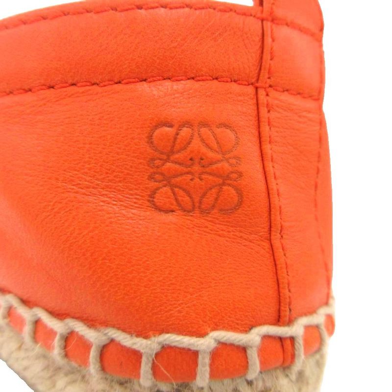 Loewe Espadrille Slip-on Anagram 36 Orange Iu Gy18 — view 7