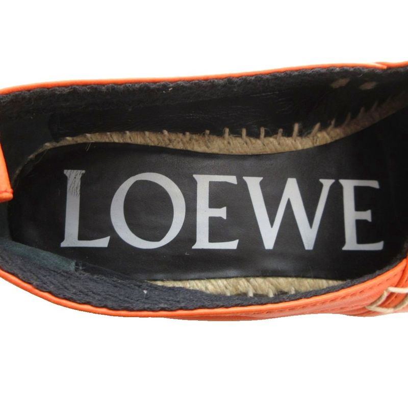 Loewe Espadrille Slip-on Anagram 36 Orange Iu Gy18 — view 6