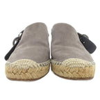 Celine Sandals Strappy Wedges 38 Gray Beige Iu Gy18 — view 6