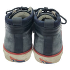 Louis Vuitton America's Cup Leather Chukka Sneakers Blue 6 — view 3