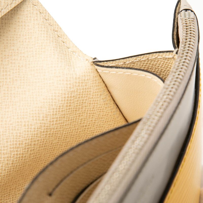 Louis Vuitton Epi Portefeuille Flor White Yellow Leather — view 6