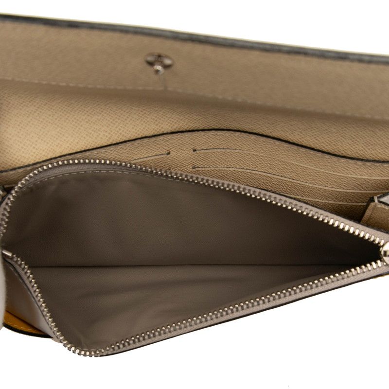 Louis Vuitton Epi Portefeuille Flor White Yellow Leather — view 4
