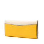 Louis Vuitton Epi Portefeuille Flor White Yellow Leather — view 2