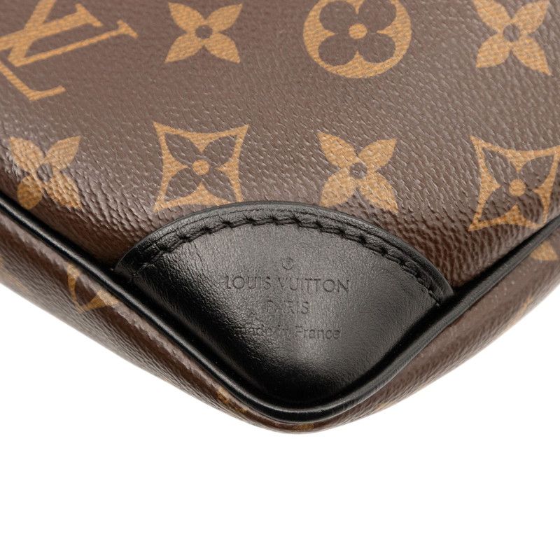Louis Vuitton Monogram Odeon NM PM Crossbody Bag Brown Black — view 5