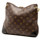 Louis Vuitton Monogram Odeon NM PM Crossbody Bag Brown Black — view 2