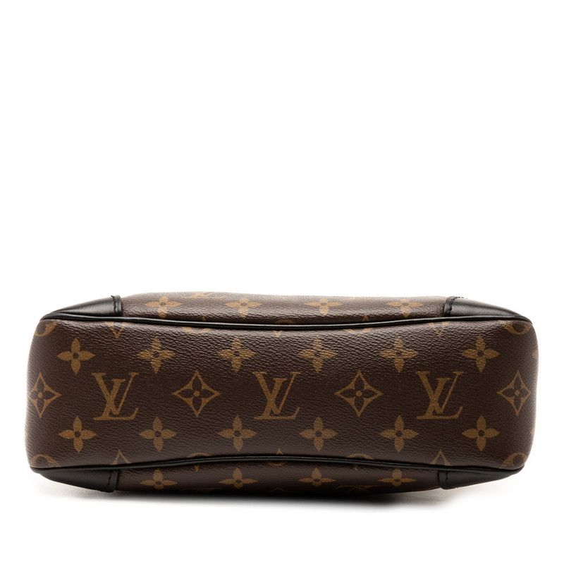 Louis Vuitton Monogram Odeon NM PM Crossbody Bag Brown Black — view 3