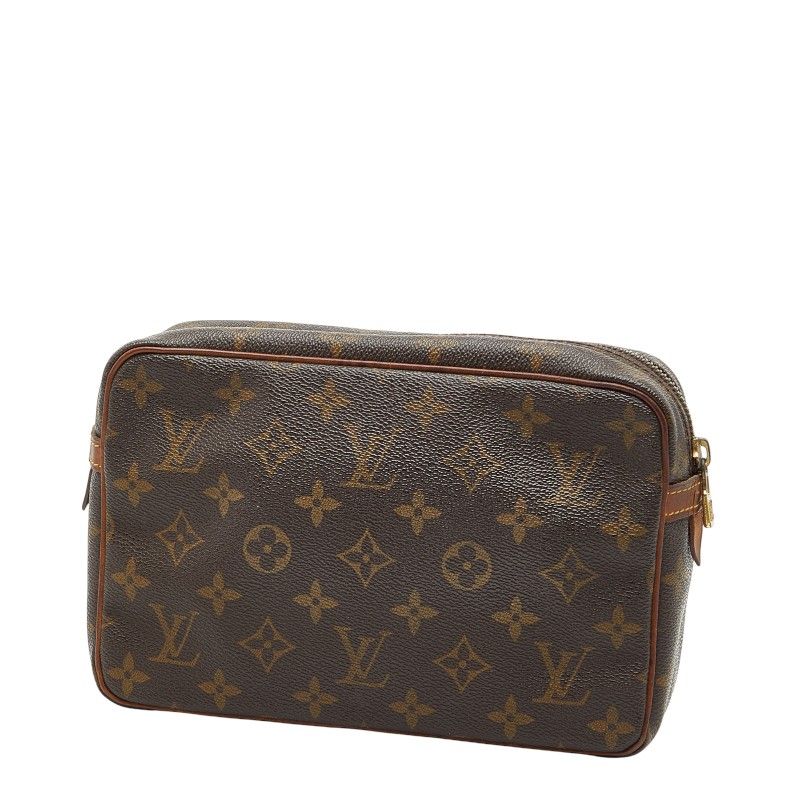 Louis Vuitton Monogram Compiegne 23 Brown Leather — view 2