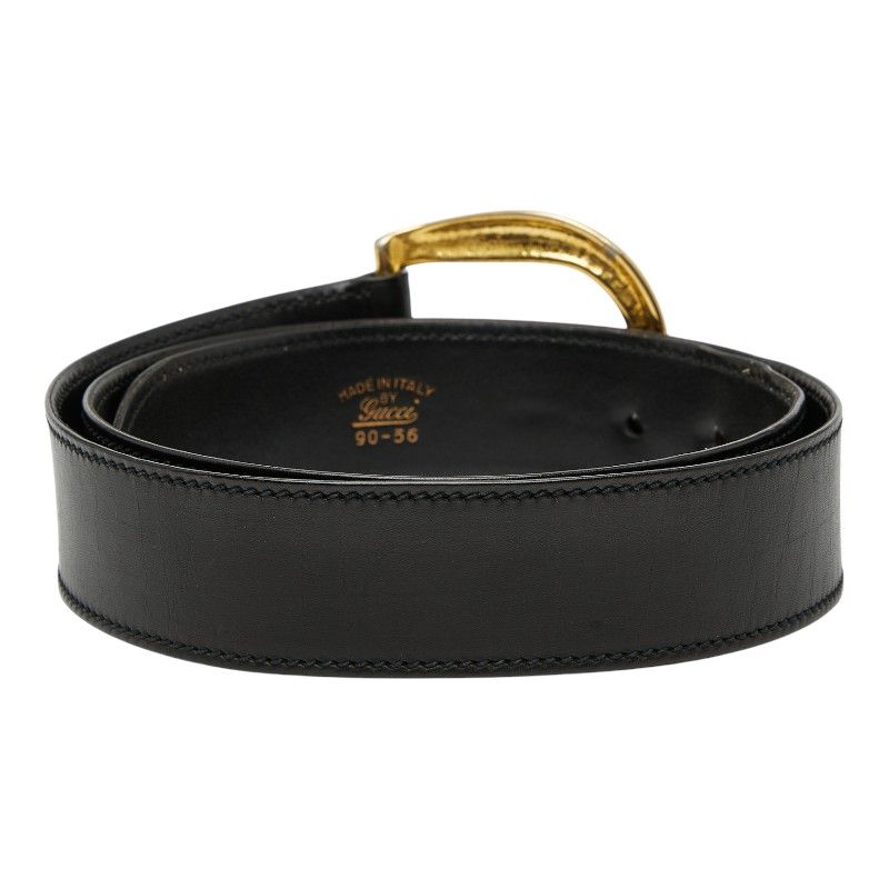 Gucci Belt Size 90 36 Black Leather — view 4