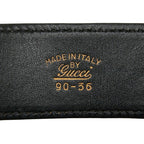Gucci Belt Size 90 36 Black Leather — view 7