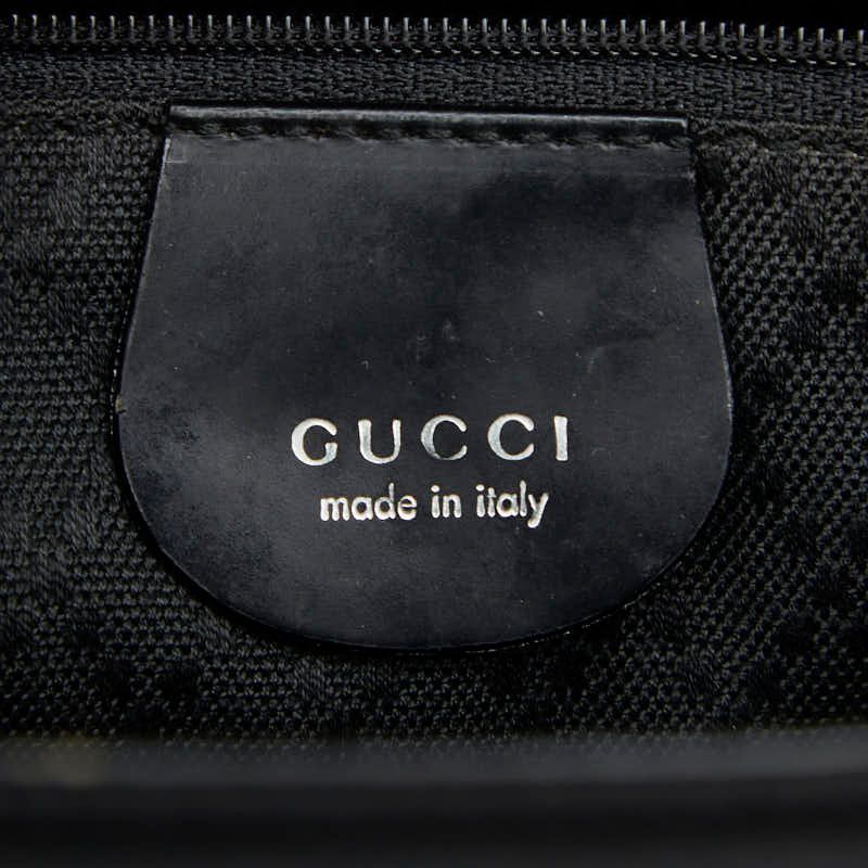 Gucci Bamboo Shoulder Bag 2-Way 000 1705 Black Nylon — view 9