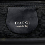 Gucci Bamboo Shoulder Bag 2-Way 000 1705 Black Nylon — view 9