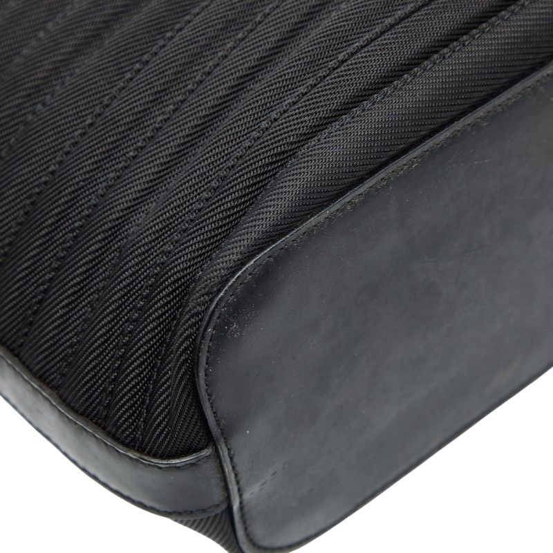 Gucci Bamboo Shoulder Bag 2-Way 000 1705 Black Nylon — view 7