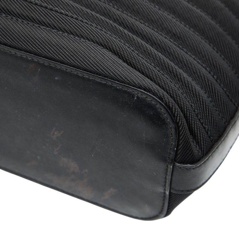 Gucci Bamboo Shoulder Bag 2-Way 000 1705 Black Nylon — view 6
