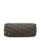 Fendi Zucca Brown Black Canvas Leather — view 3