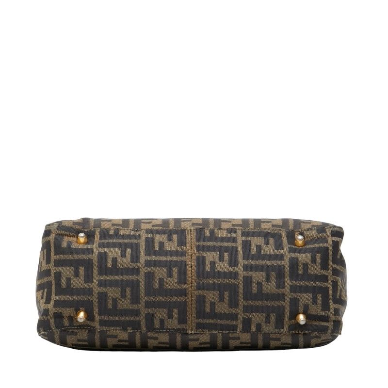 Fendi Zucca Brown Black Canvas Leather — view 3