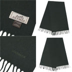 Hermes Scarf Shawl Fringe Cashmere — view 5