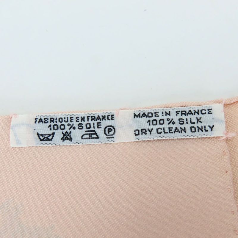 Hermes Scarf Carre 90 Timpani Player le Timbalier Silk Pink Multicolor Accessory — view 9