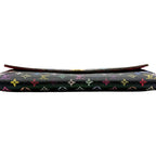 Louis Vuitton Sarah Multicolor Long Wallet Monogram Black — view 6