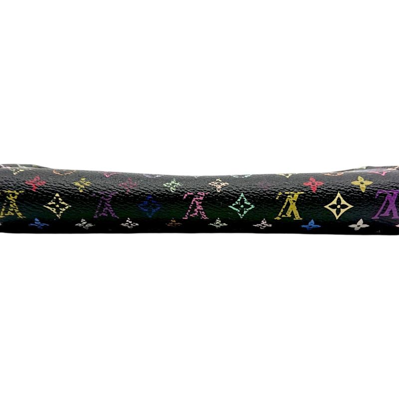 Louis Vuitton Sarah Multicolor Long Wallet Monogram Black — view 7