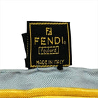 Fendi Scarf Silk Blue — view 7