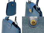 Louis Vuitton Cluny Shoulder Bag Epi Leather Blue Gold — view 4