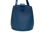 Louis Vuitton Cluny Shoulder Bag Epi Leather Blue Gold — view 3