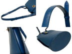 Louis Vuitton Cluny Shoulder Bag Epi Leather Blue Gold — view 5