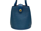 Louis Vuitton Cluny Shoulder Bag Epi Leather Blue Gold — view 2