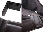 Fendi Zucca Pattern Bifold Wallet Compact Canvas Leather Brown — view 7