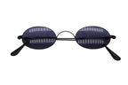 Chanel Oval Sunglasses Eyewear CC Logo Black