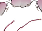 Chanel Sunglasses Eyewear CC Logo Pink Silver — view 7