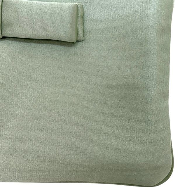 Prada Pouch Light Green Satin 210 Ribbon — view 6