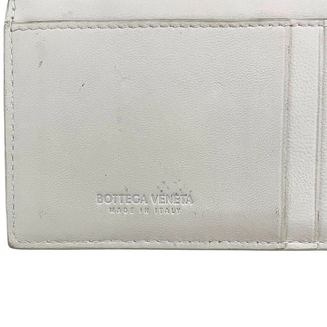 Bottega Veneta Coin Case White Cassette Purse — view 6