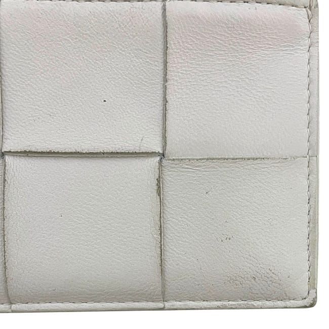 Bottega Veneta Coin Case White Cassette Purse — view 7