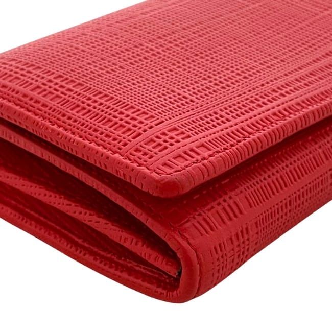 Loewe Bifold Wallet Red Linen Anagram 101.88 K98 — view 5