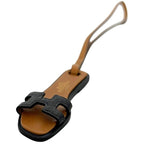 Hermes Charm Orannano Brown Black Leather — view 5