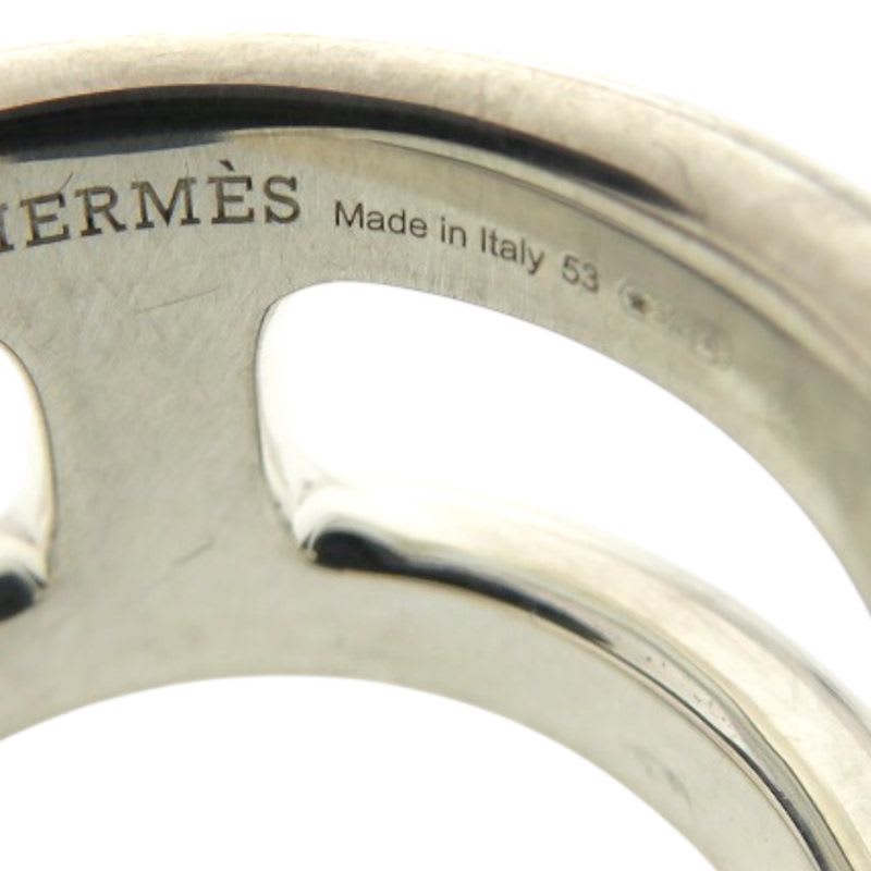 Hermes Osmozu PM 25 Silver 925 13 Ring 0580 — view 6