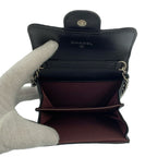 Chanel Quilted Mini Chain Wallet Ap0238 Black — view 3