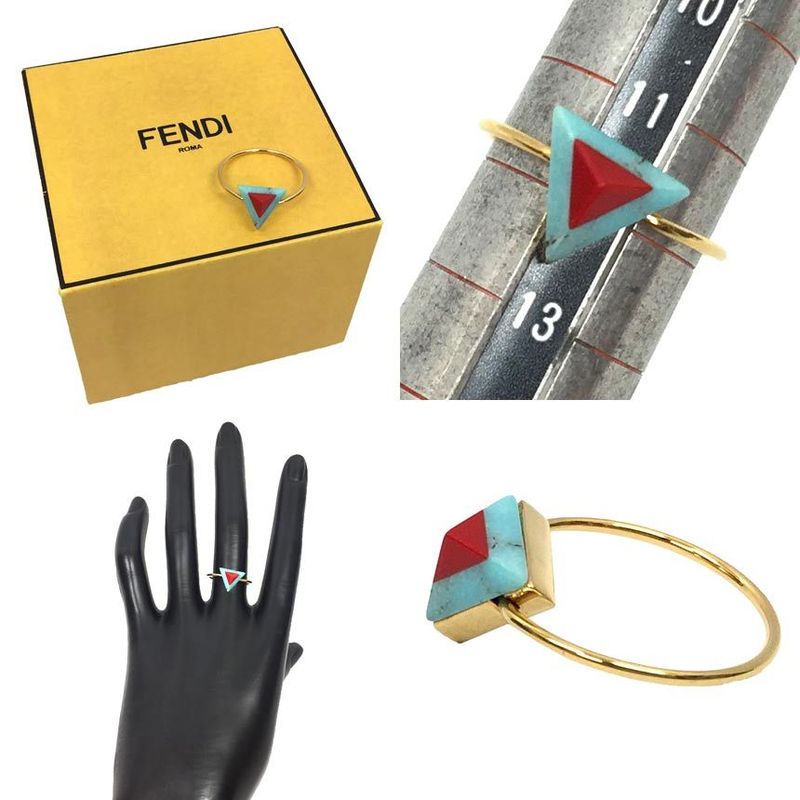 Fendi Ring Accessories Triangle Aq7129 — view 4