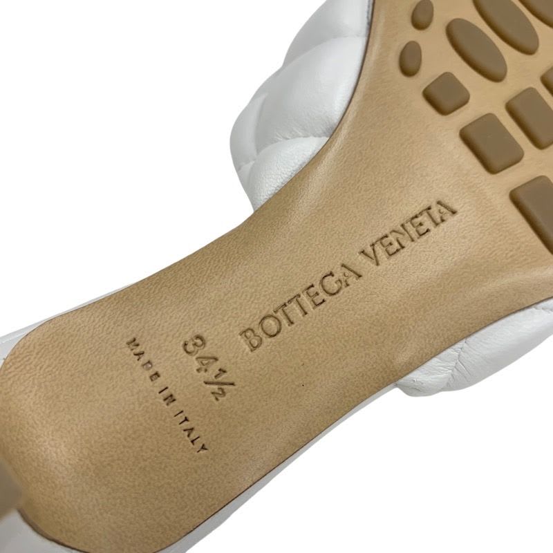 Bottega Veneta Sandals Shoes Lambskin White Mules Quilted — view 8