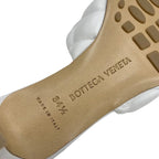 Bottega Veneta Sandals Shoes Lambskin White Mules Quilted — view 8