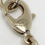 Chanel Coco Mark Heart Arrow Necklace B23 C Gold GP Rhinestone — view 6
