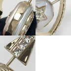 Chanel Coco Mark Heart Arrow Necklace B23 C Gold GP Rhinestone — view 8